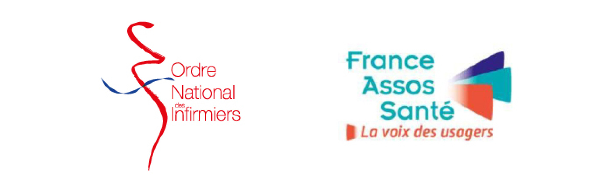 Logos : Ordre National Infirmiers & France Assos Santé