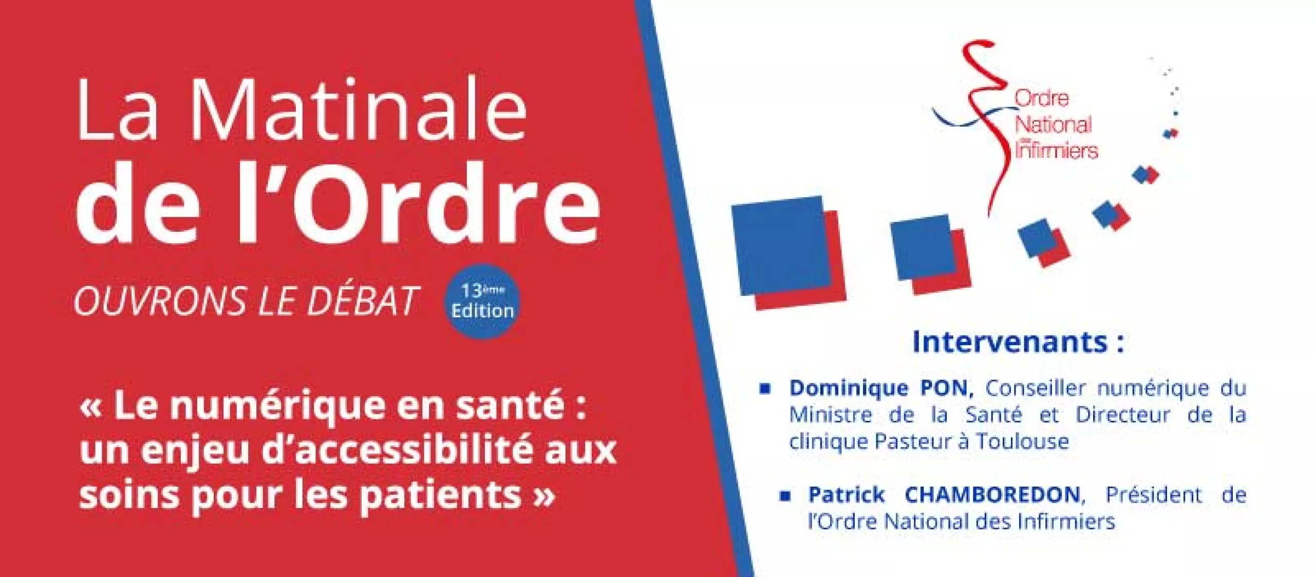 Annonce Matinale de l'Ordre #13 - Le numérique en santé : un enjeu d’accessibilité aux soins pour les patients