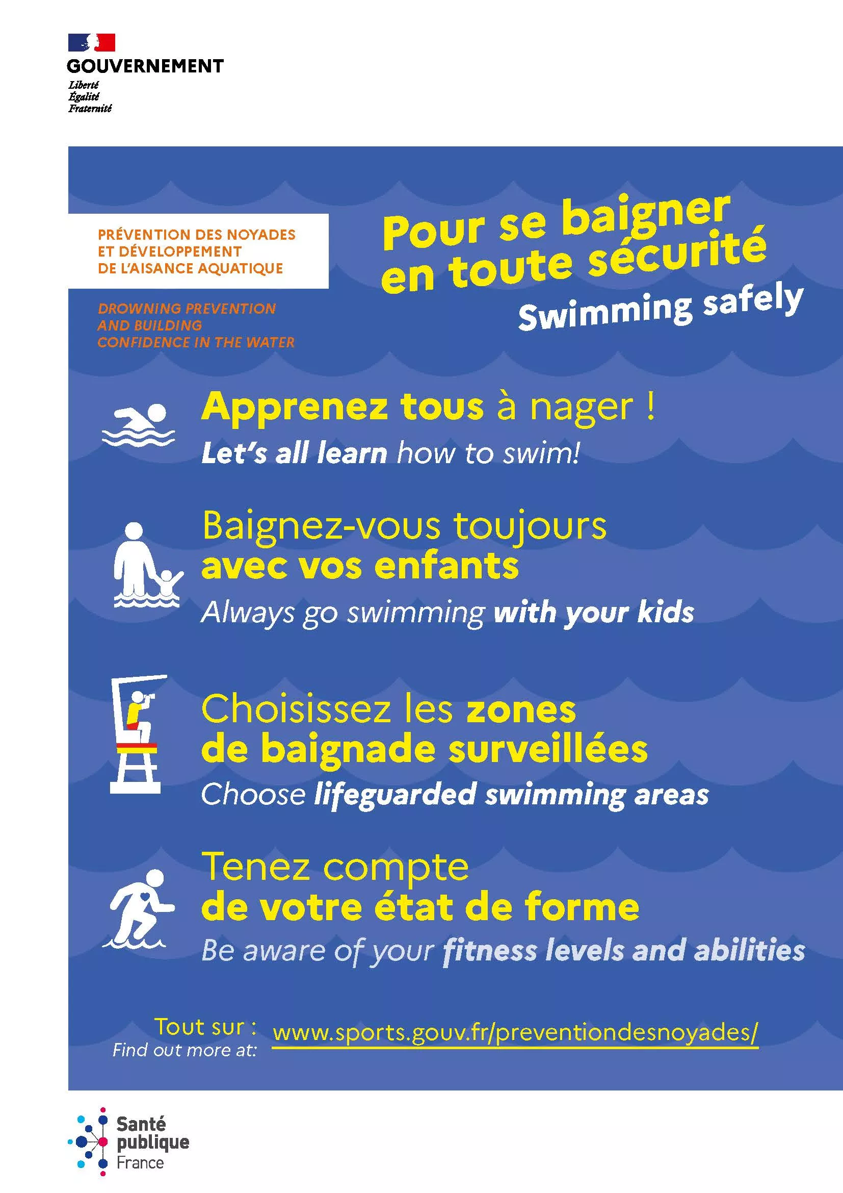 PRÉVENTION DES NOYADES ET DÉVELOPPEMENT DE L’AISANCE AQUATIQUE