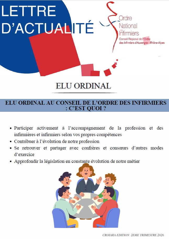 Lettre d'informations - CROI ARA - Avril 2026