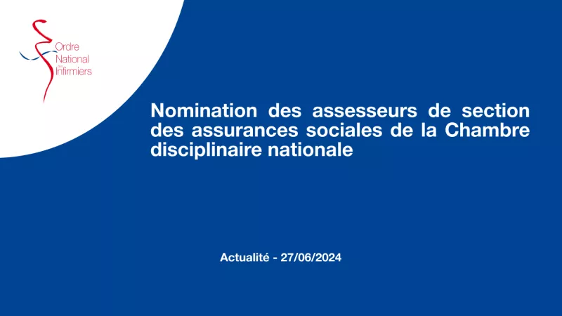 nomination des assesseurs