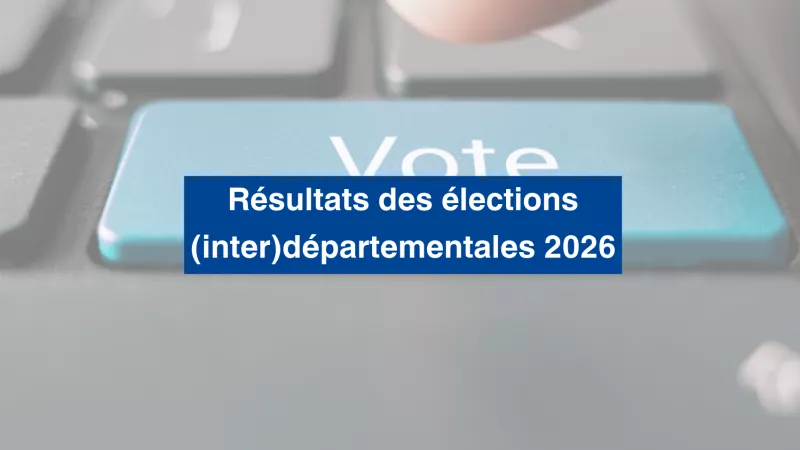Résultats des élections (inter)départementales 2026