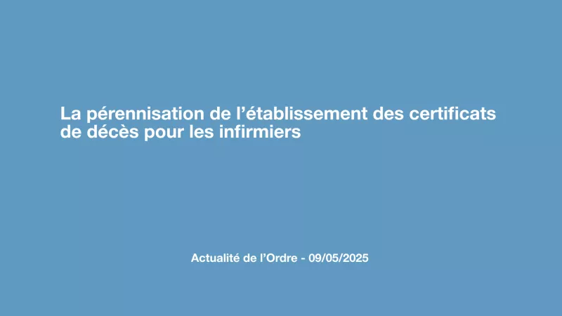 Certificats décès