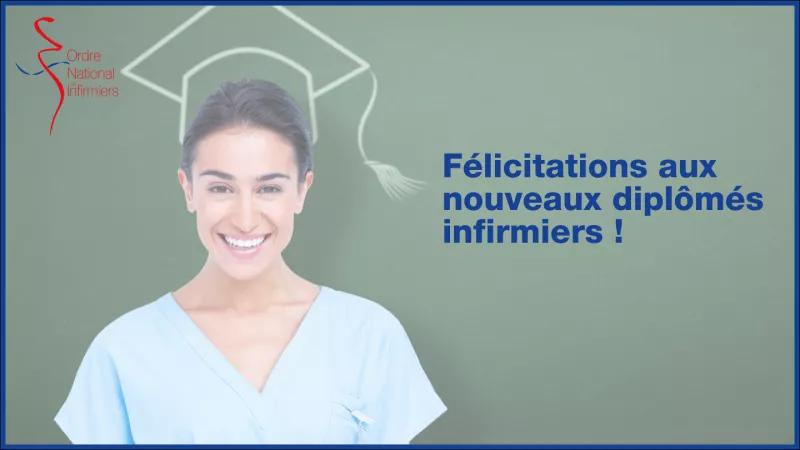 félicitations aux nouveaux infirmiers