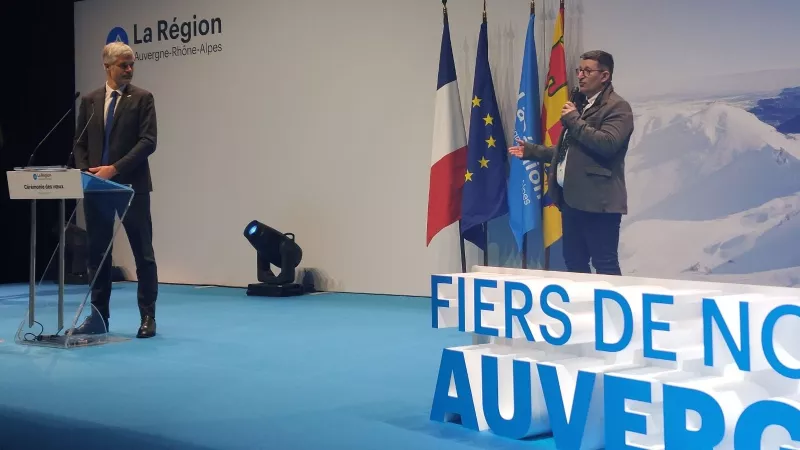 intervention de laurent Moissonneur au Vœux de Laurent Wauquiez