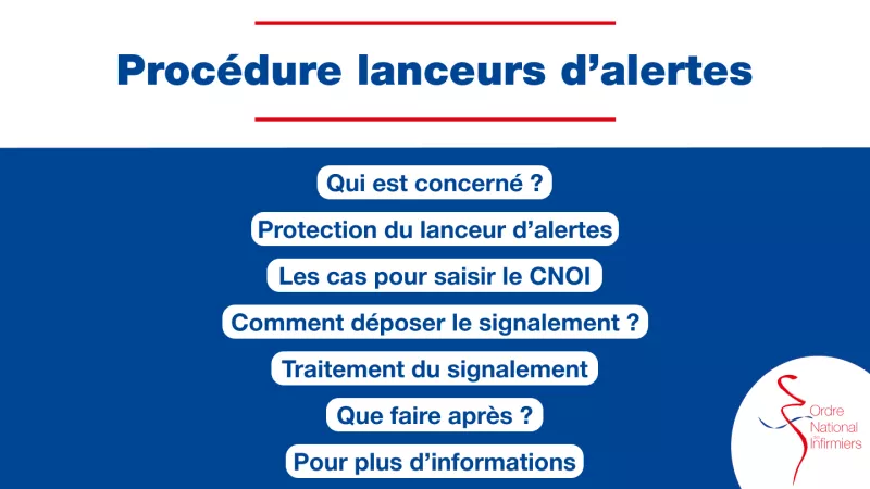 Procédure pour les lanceurs d'alertes