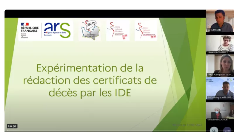 Expérimentation certificat de décès en Normandie