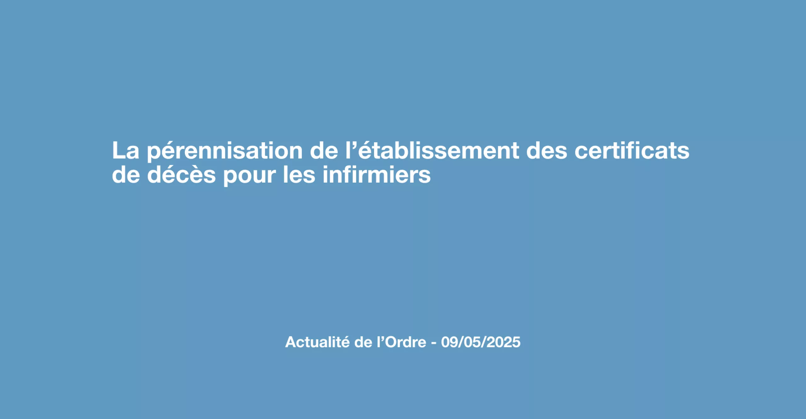 Certificats décès