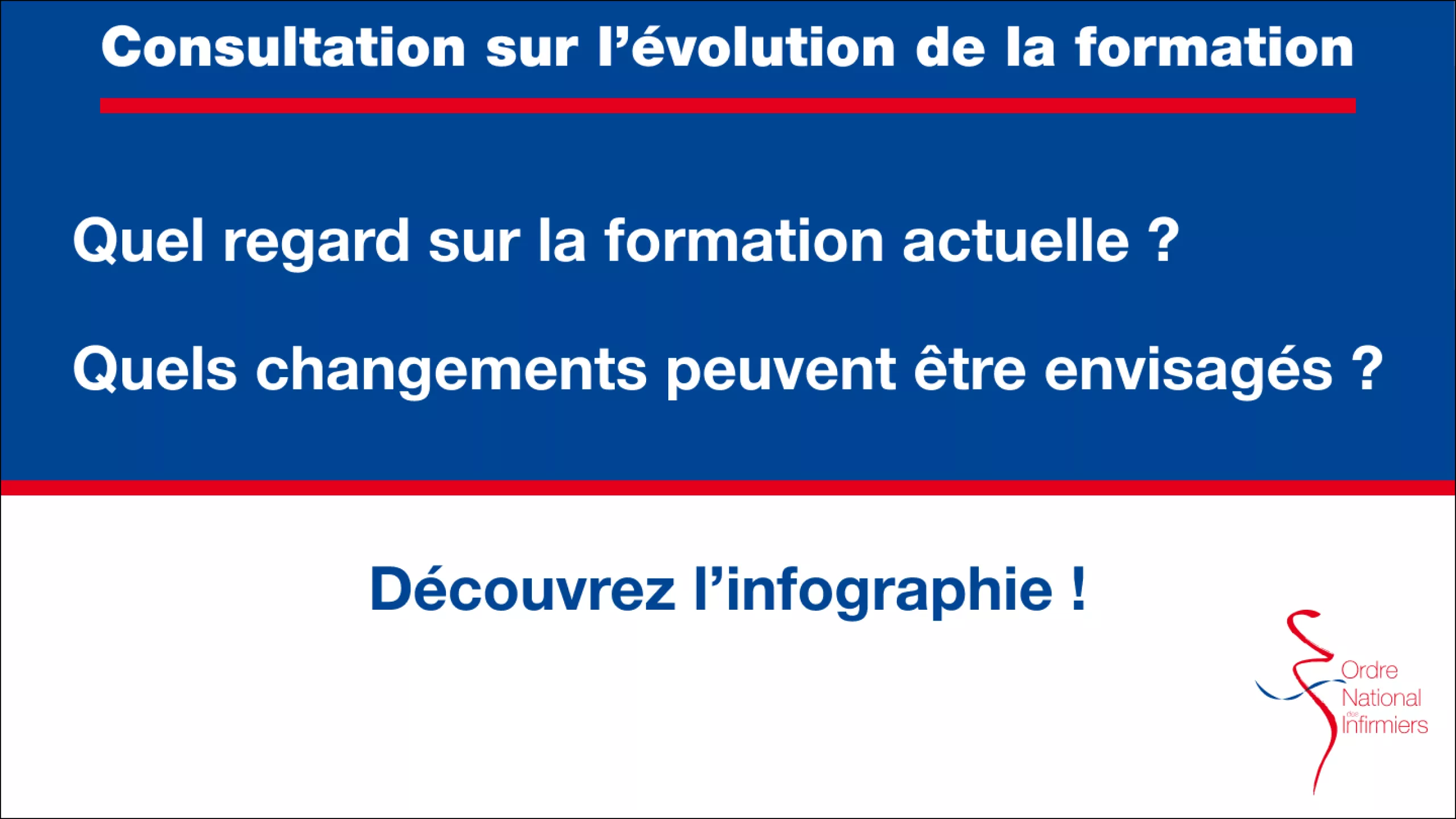 Consultation sur l’évolution de la formation