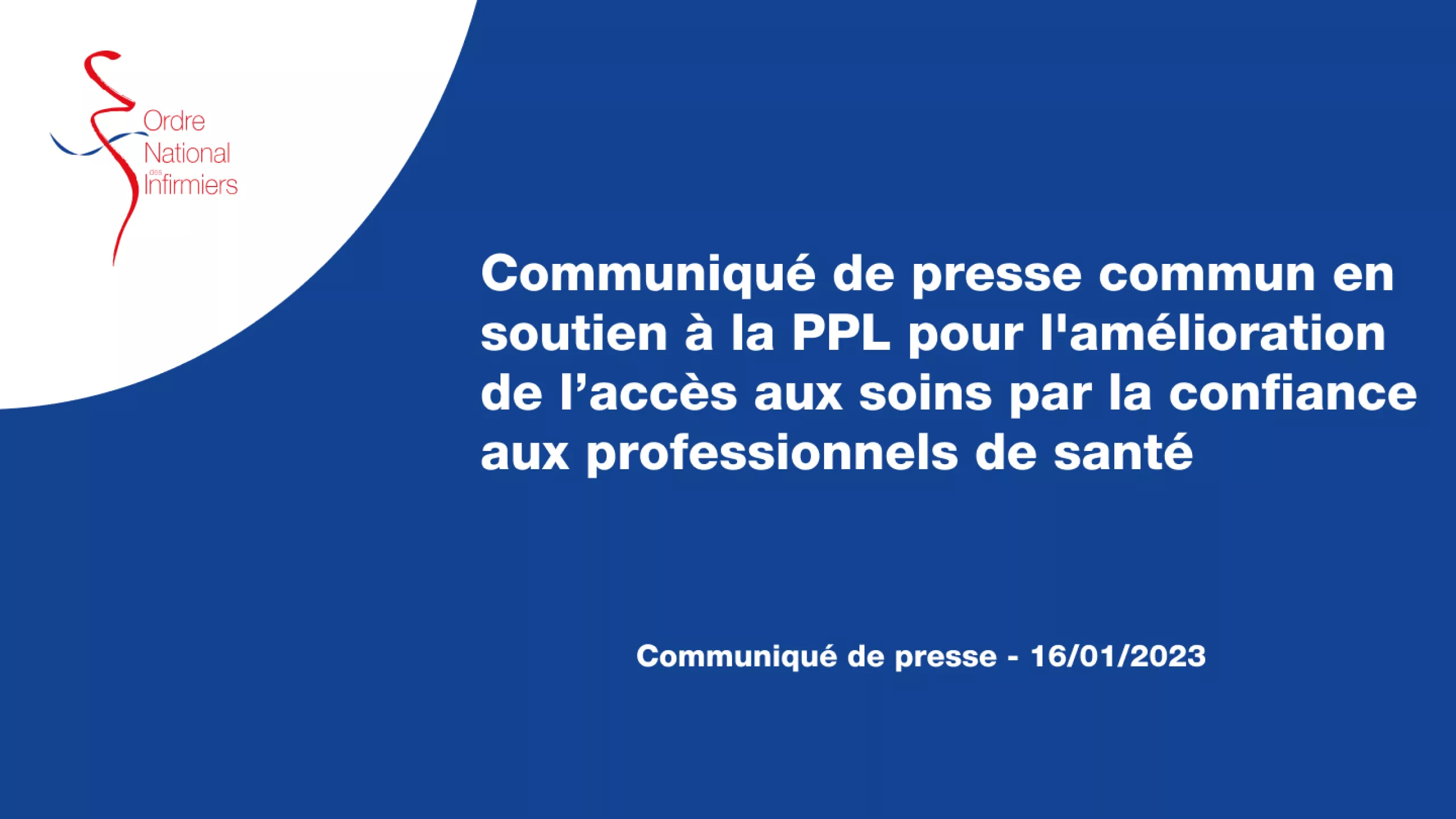 PPL amélioration de l'accès aux soins