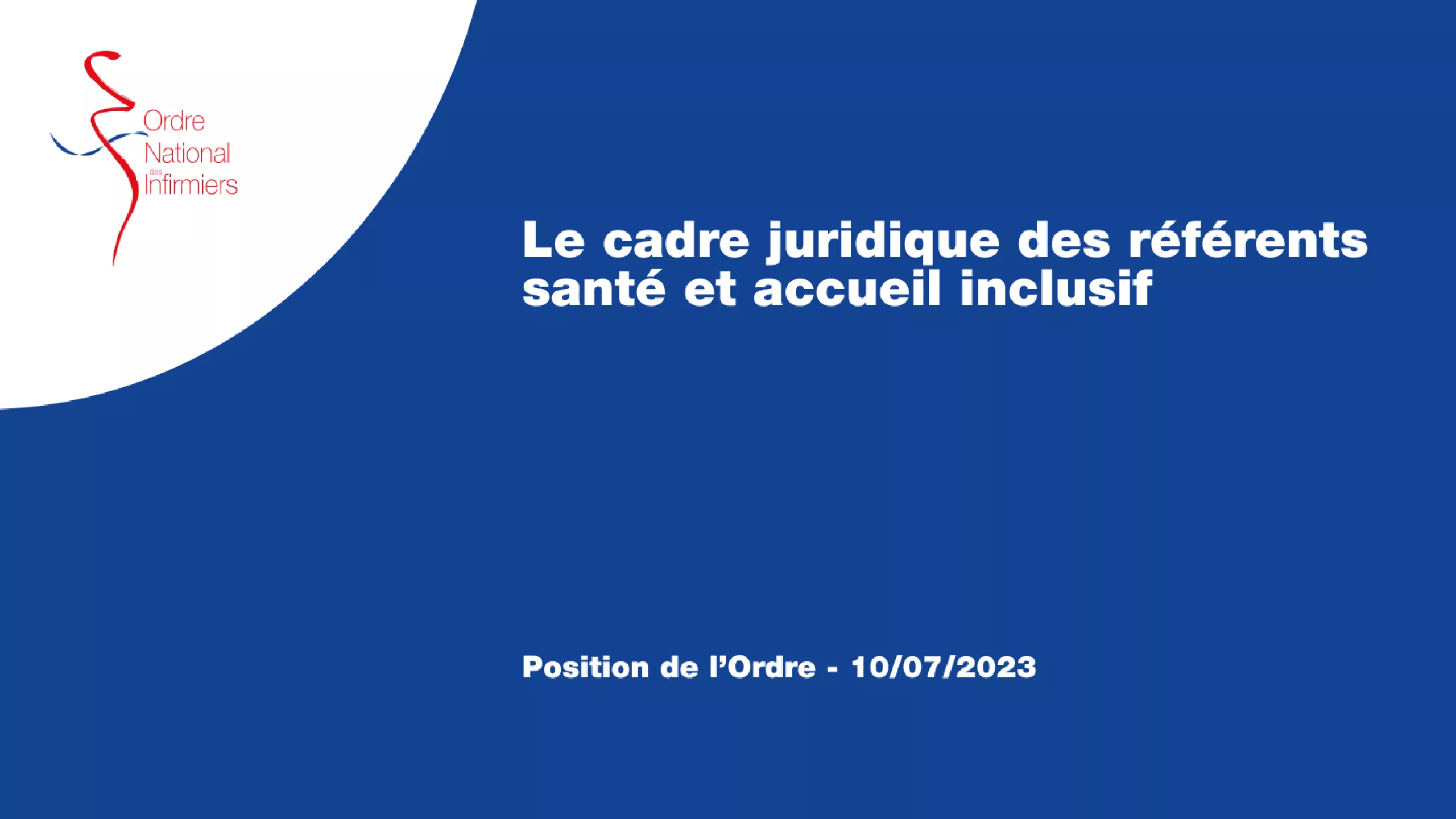 Le cadre juridique des référents santé et accueil inclusif