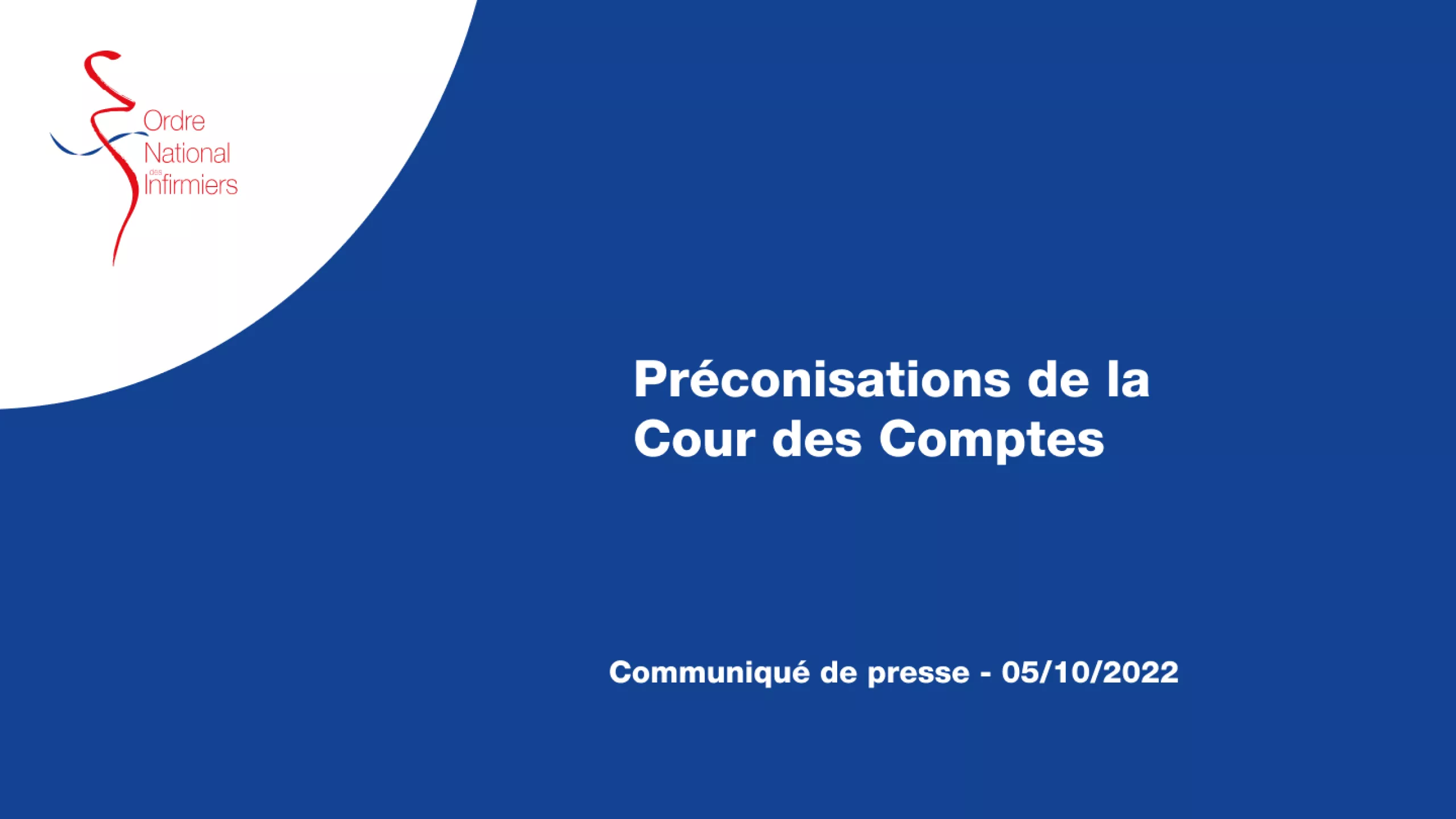 Préconisations de la Cour des Comptes