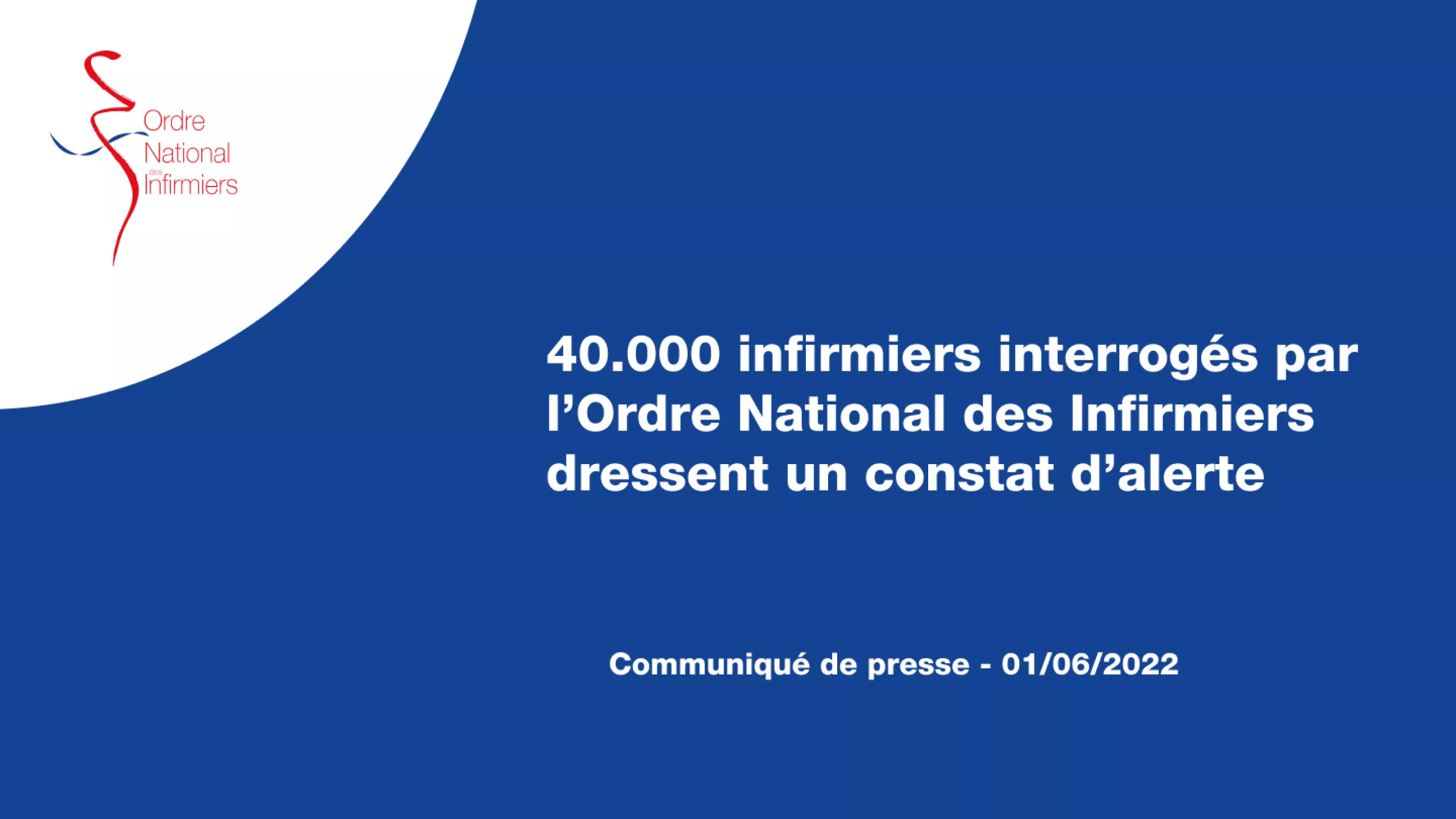 40.000 infirmiers interrogés