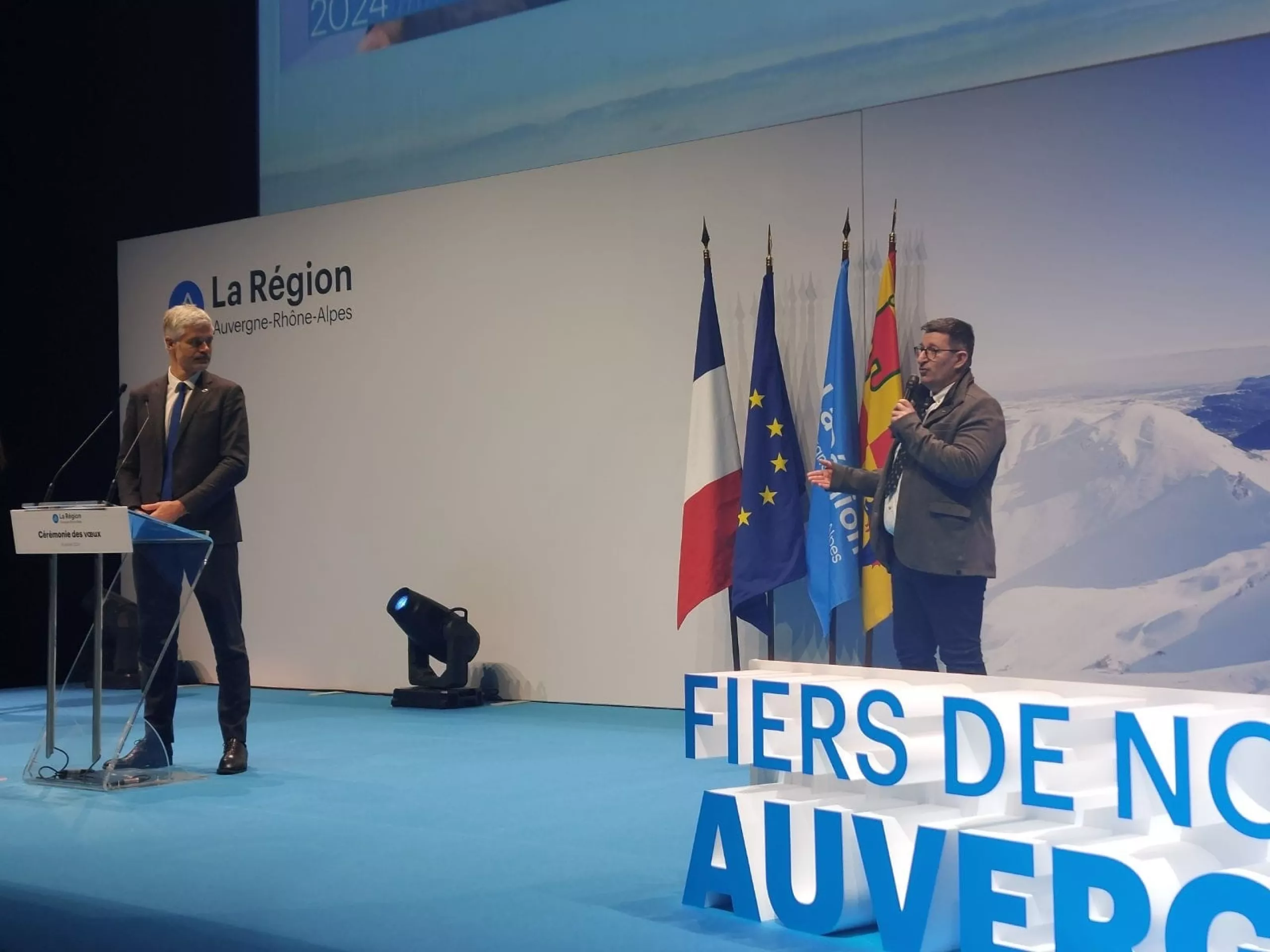 intervention de laurent Moissonneur au Vœux de Laurent Wauquiez
