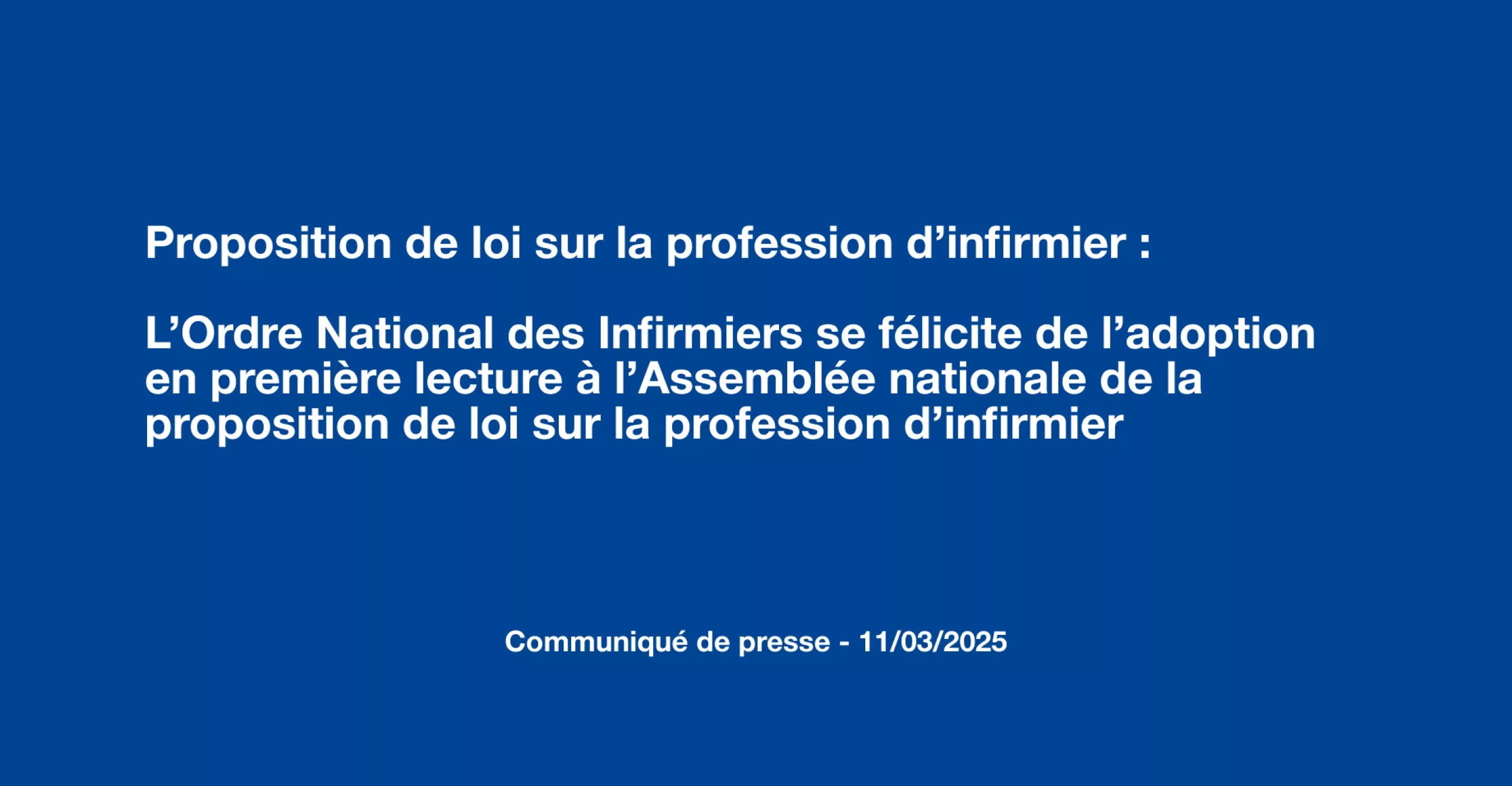 proposition de loi