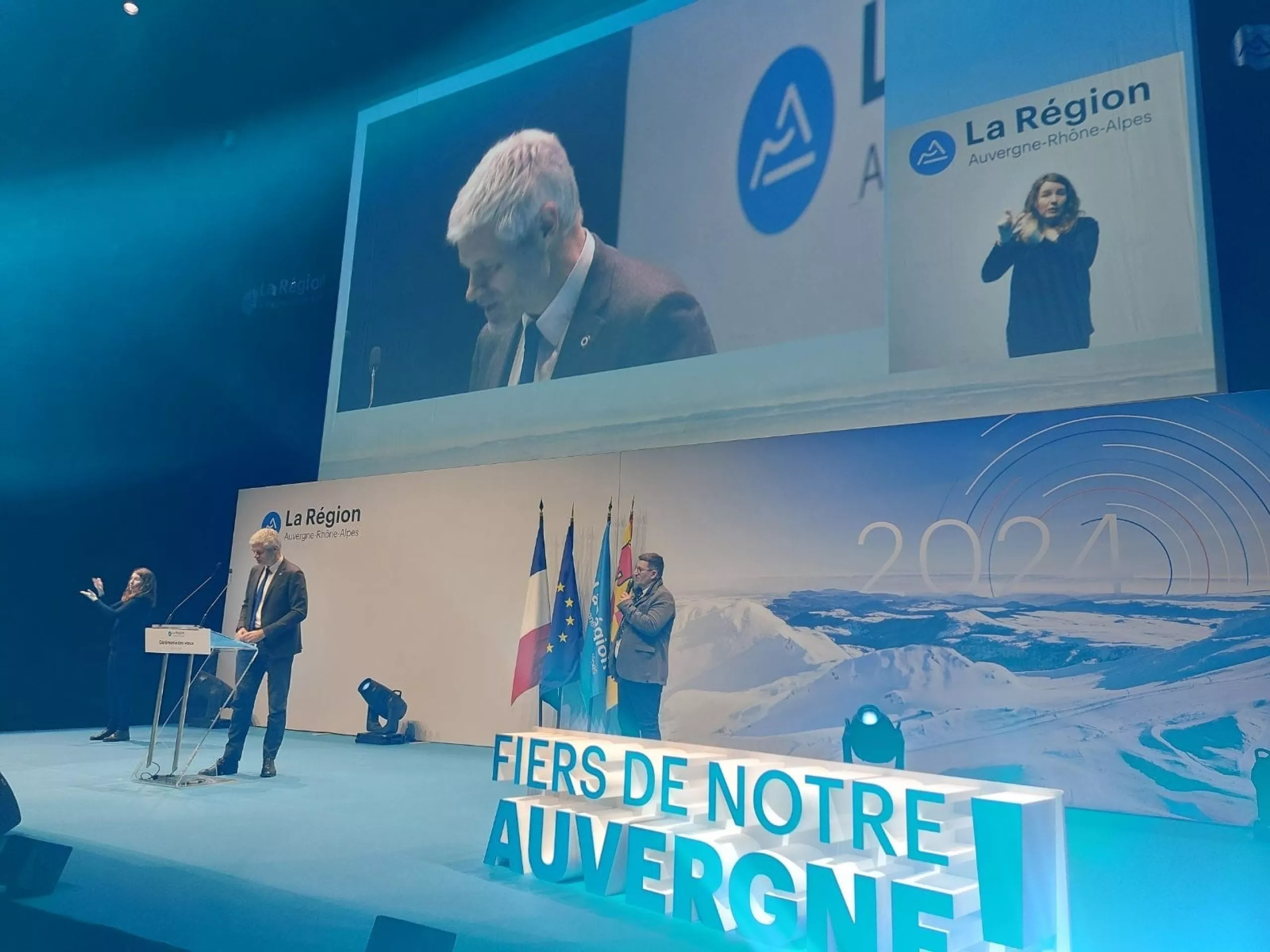 Voeux de la région Auvergne Rhône Alpes