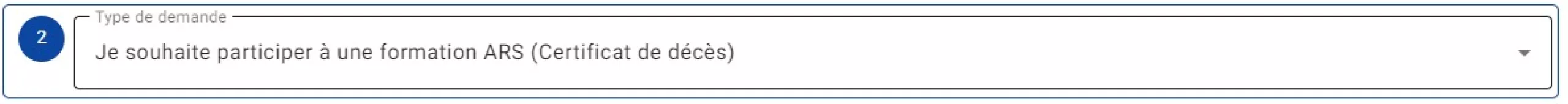 Je souhaite participer à une formation ARS (certificat de décès)