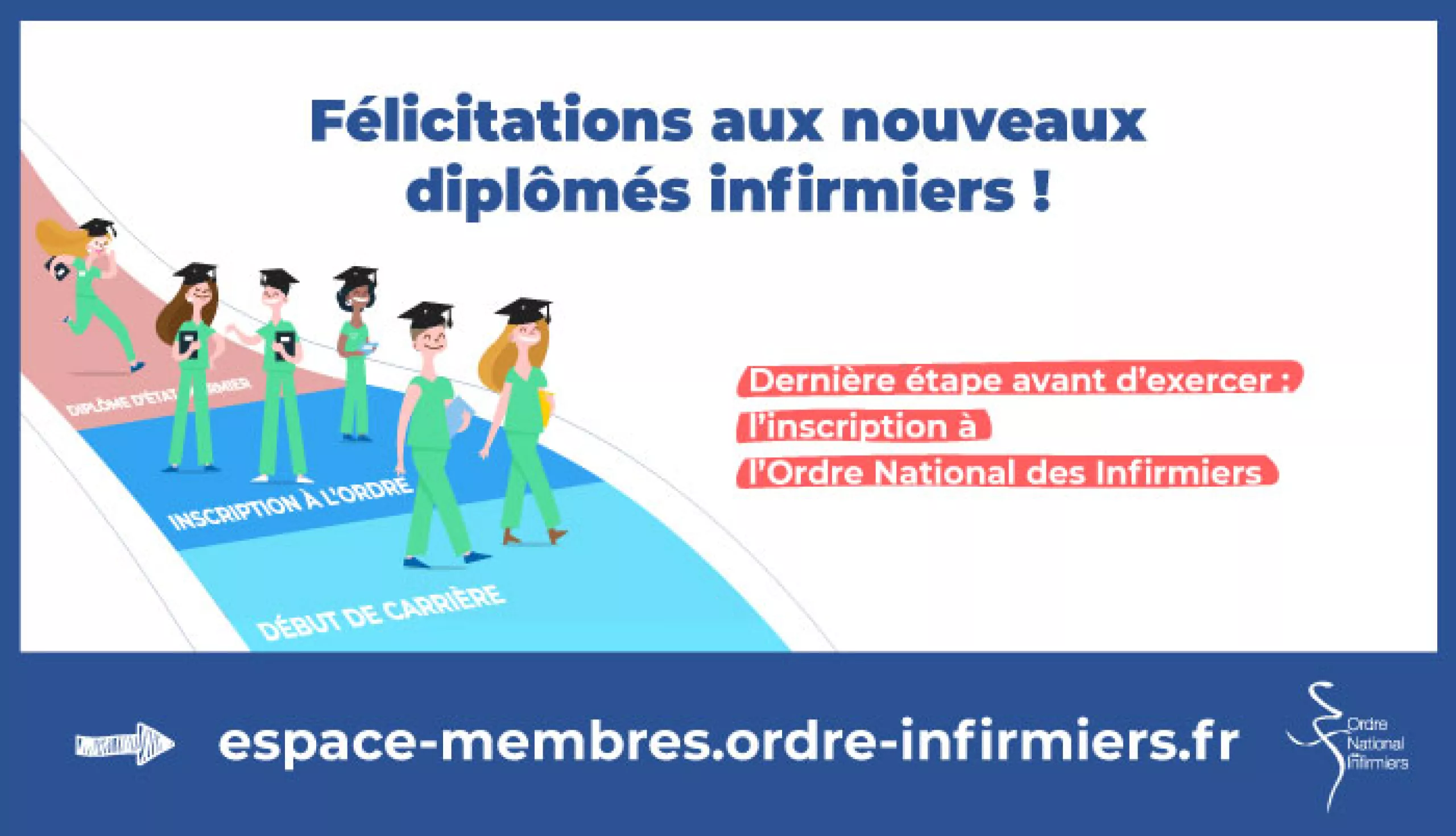 félicitations aux nouveaux diplômés infirmiers